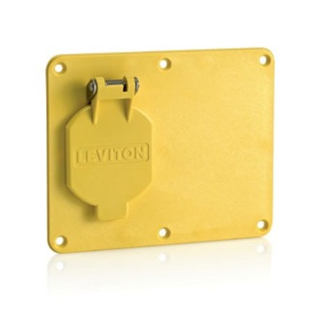 LEVITON Blank 1 Gang Coverplate 3261W-Y